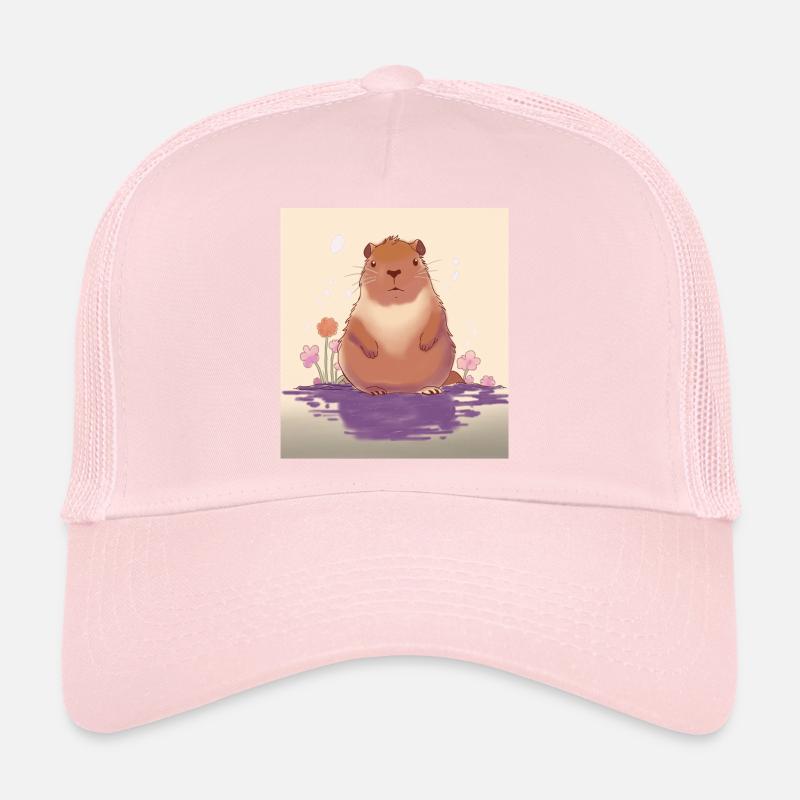 Pastel Lac Capybara Casquette trucker 