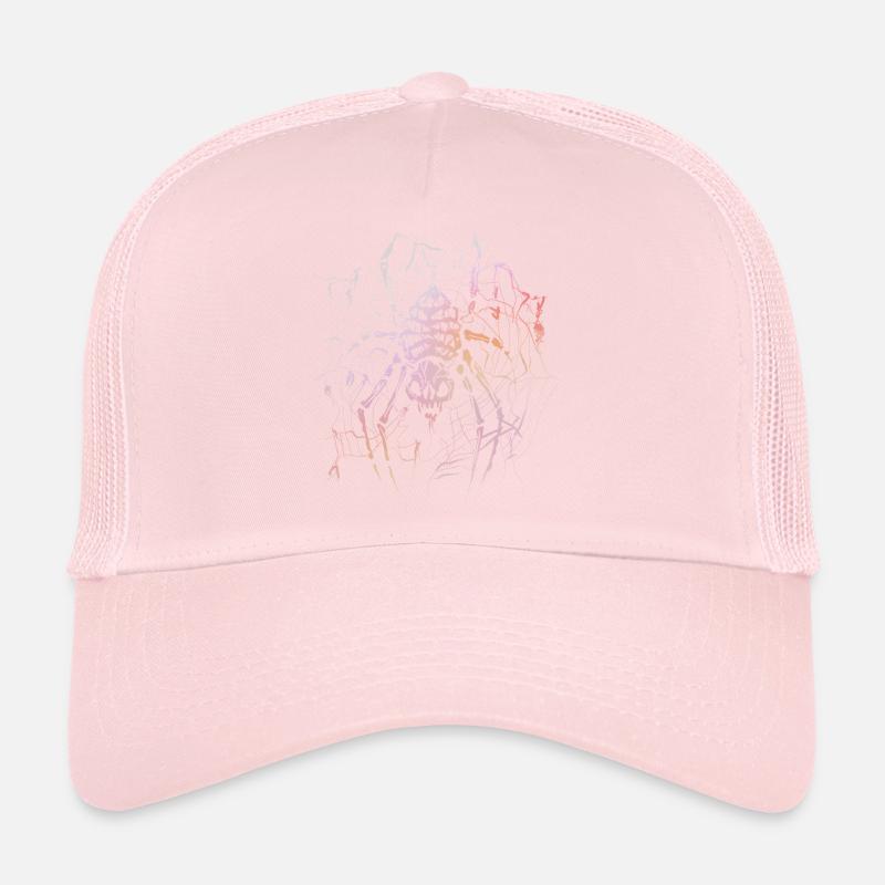 Araignée squelette Casquette trucker 
