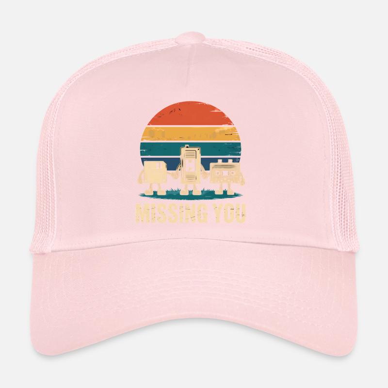 Cassette VHS Disquette Disquette Rétro Casquette trucker 