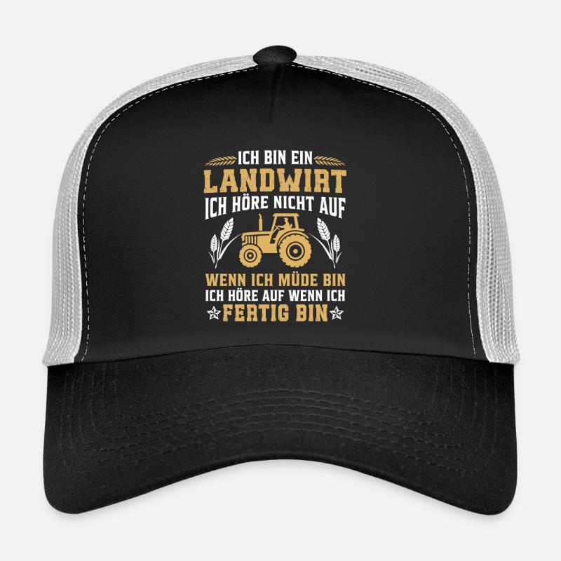 I'm a farmer I don't stop when I m Trucker Cap