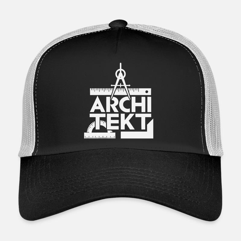 Architektur Entwurf Raster Symbolik Trucker Cap