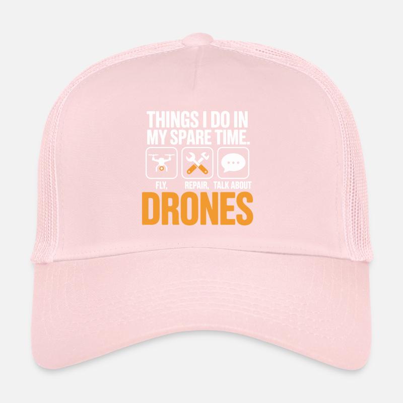 Drones : Discussion sur la réparation de mouches pendant le temps libre Casquette trucker 