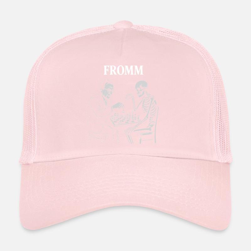 Noir-Schach: Erich Fromm-Psychoanalyse vs. Skelett Trucker Cap