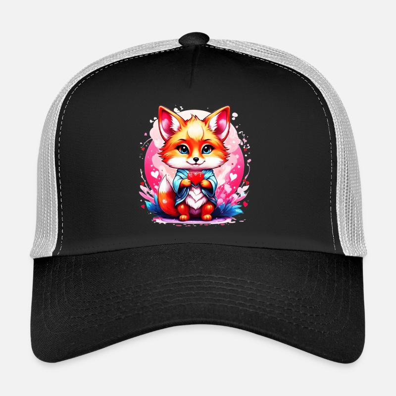 Kawaii Chibi Fox Casquette trucker 
