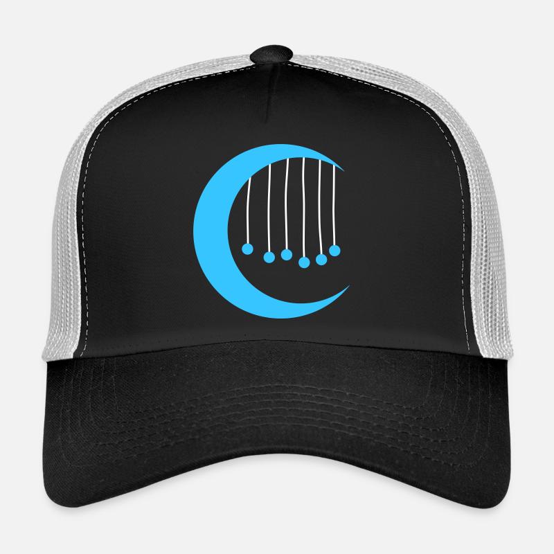 Blå måne med vindspel Trucker Cap