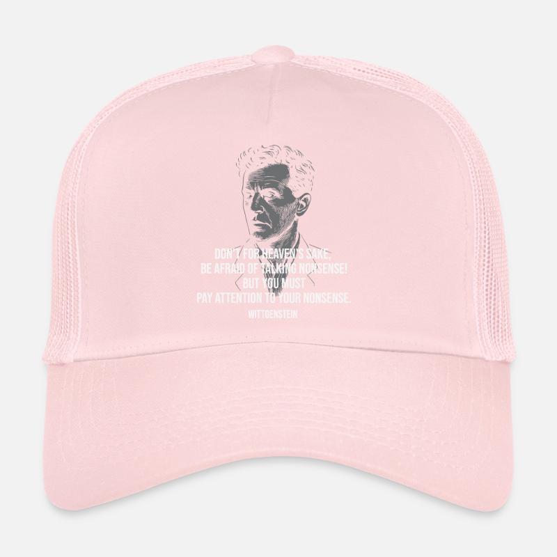 Citation absurde de Wittgenstein Casquette trucker 