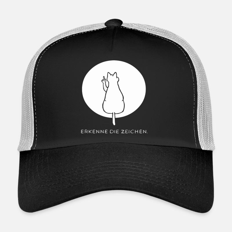 Chat chats chaton chat doigt d’honneur Casquette trucker 