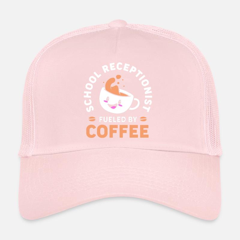 Receptionist School Receptionist Trucker Cap
