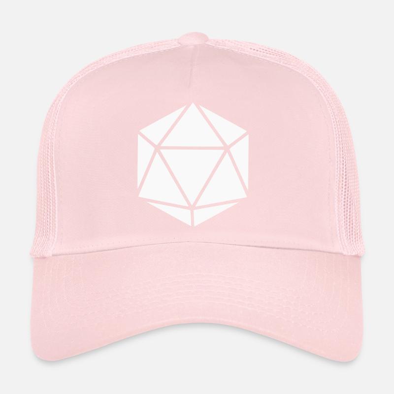Diamant polyédrique géométrique Casquette trucker 