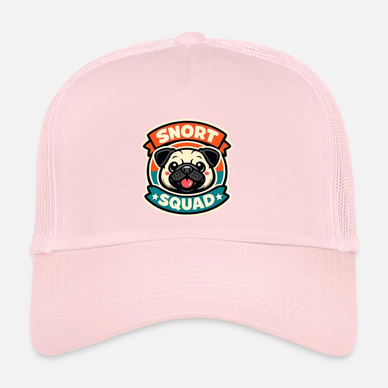 Snort Squad - Bouledogue français ronflant Casquette trucker 