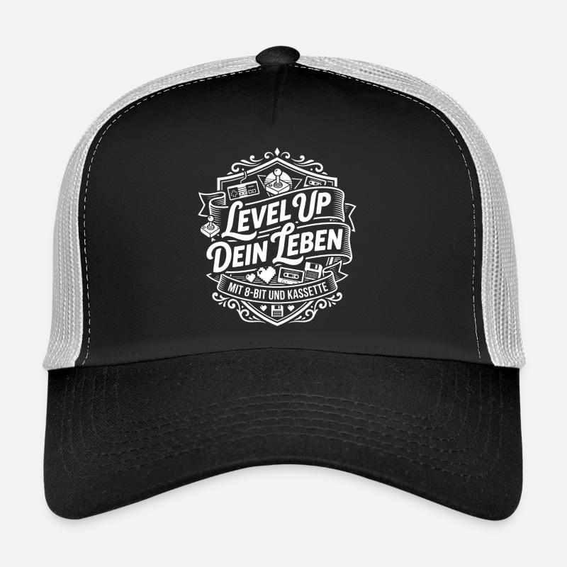 Une cassette 8-bit Higher Your Life Casquette trucker 
