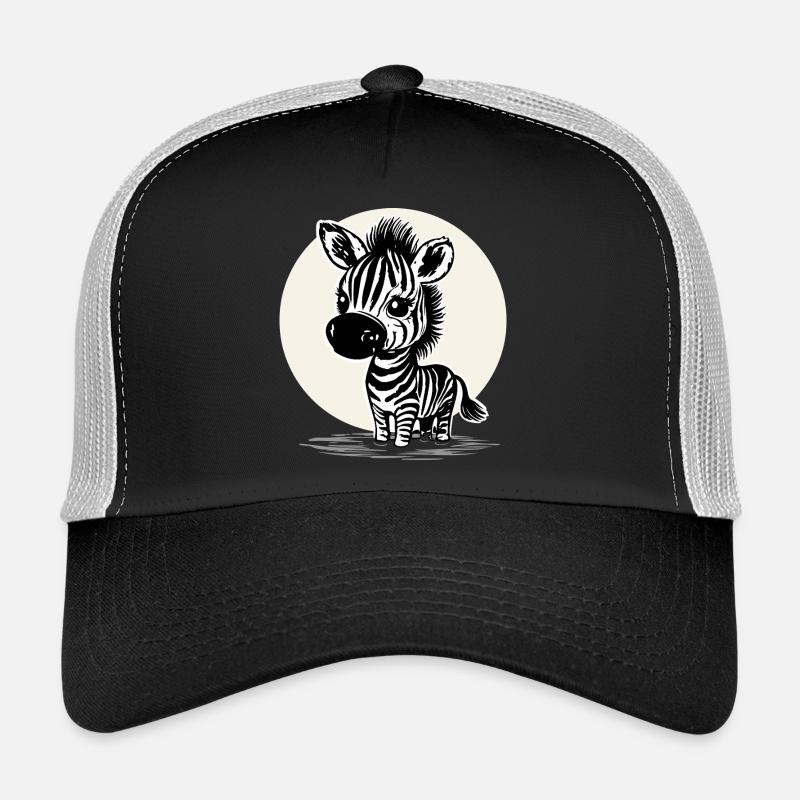 Zèbre mignon – Motif d’animal mignon Casquette trucker 
