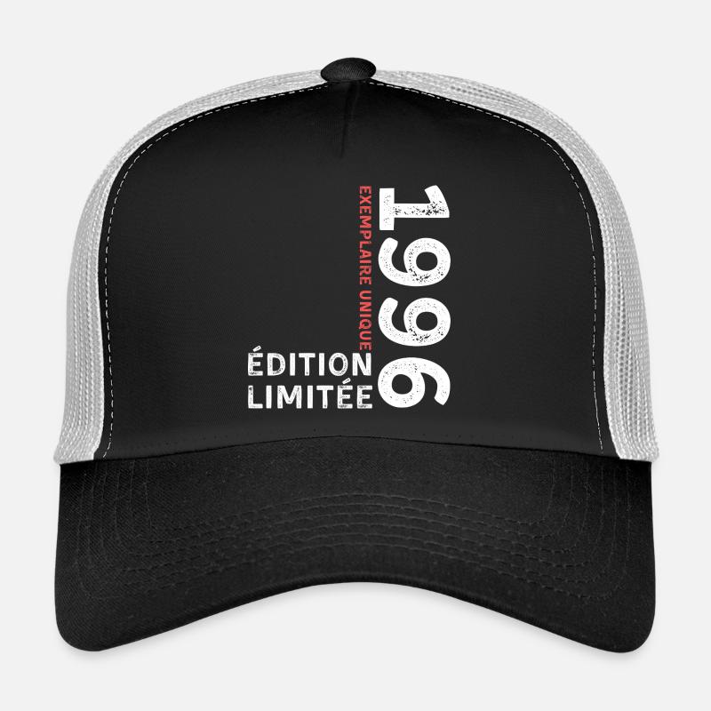 1996 vintage typographic style Trucker Cap