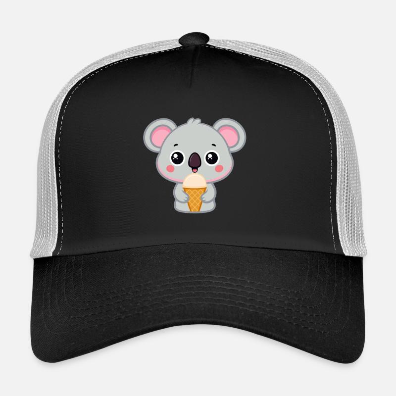 Koala Gourmand Glacé Kawaii Casquette trucker 