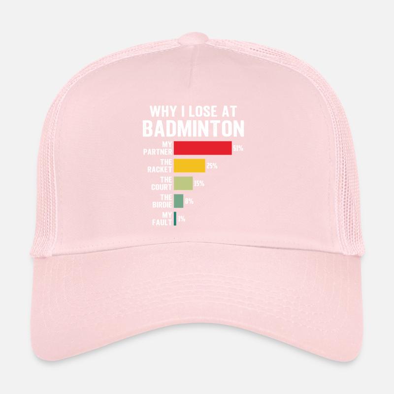 Why I Lose at Badminton Casquette trucker 