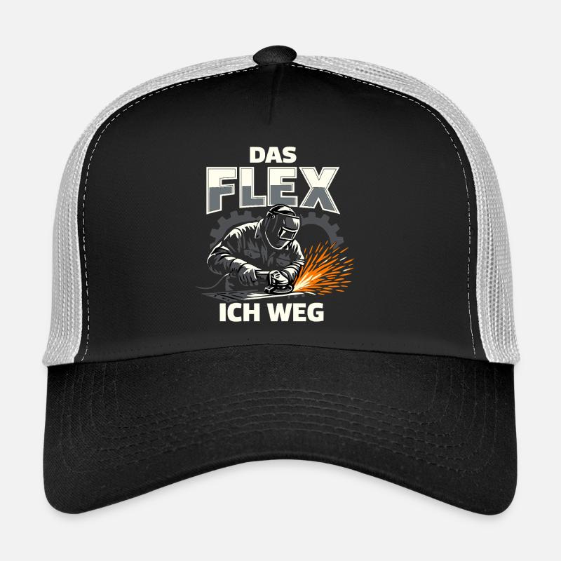 Cadeau drôle de meule Welder Flex Casquette trucker 