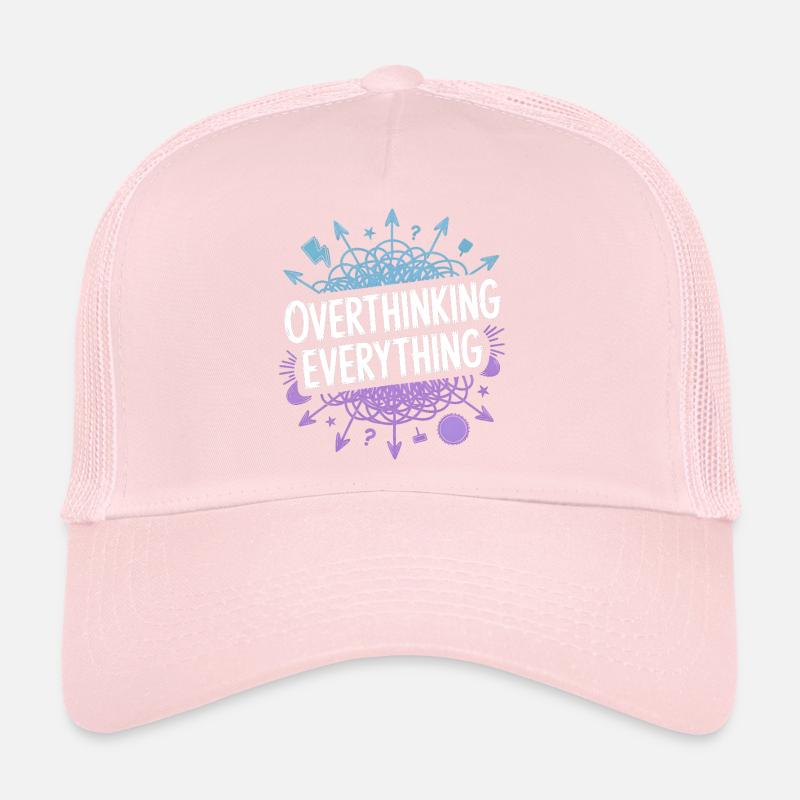 Overthinking Everything ADHS Chaos Trucker Cap