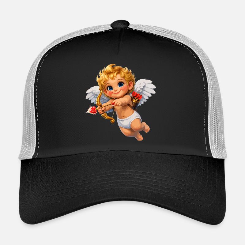Amor mit Bogen-Liebesflamme Trucker Cap