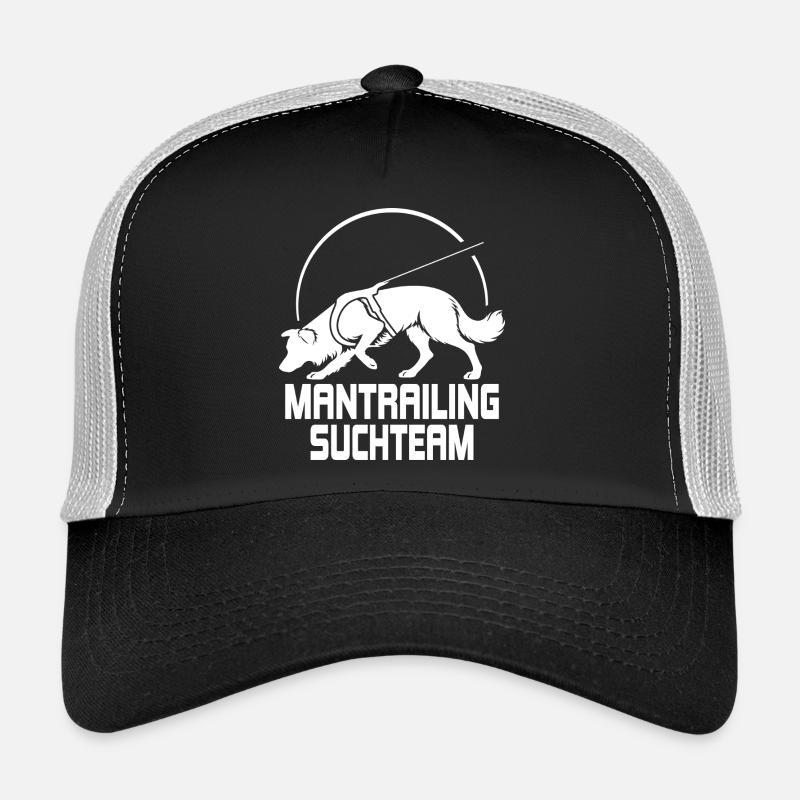 Border Collie Mantrailing Suchteam Hunde Hund Trucker Cap