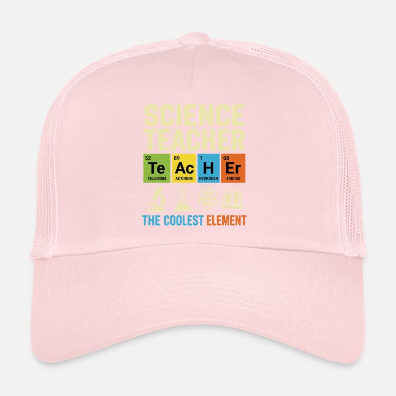 Science Teacher The Coolest Element Trucker Cap