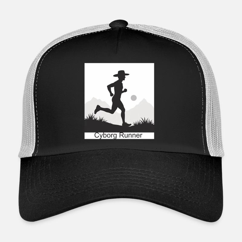 Cyborg Runner Trucker Cap