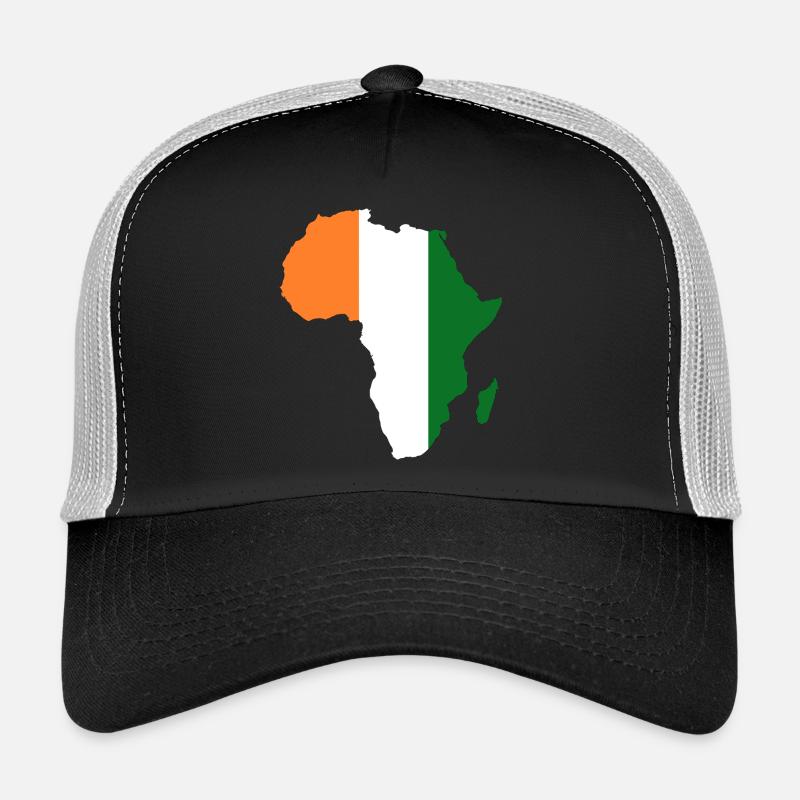Drapeau de la Côte d’Ivoire Afrique Casquette trucker 