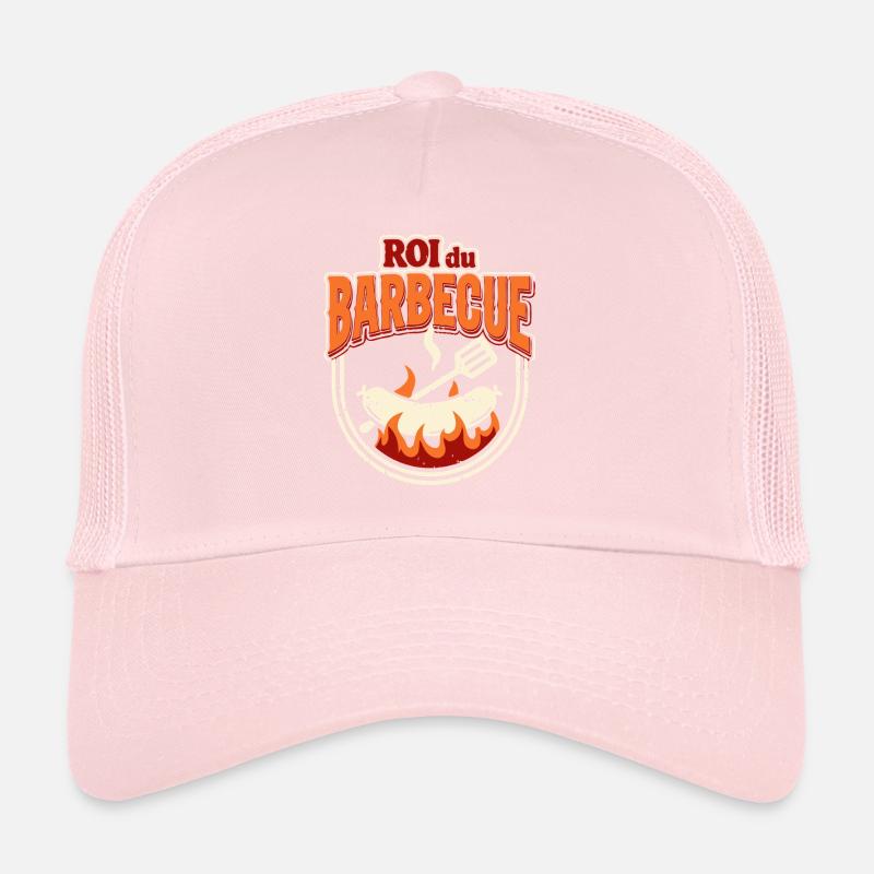 Roi du Barbecue – Logo Festif Casquette trucker 