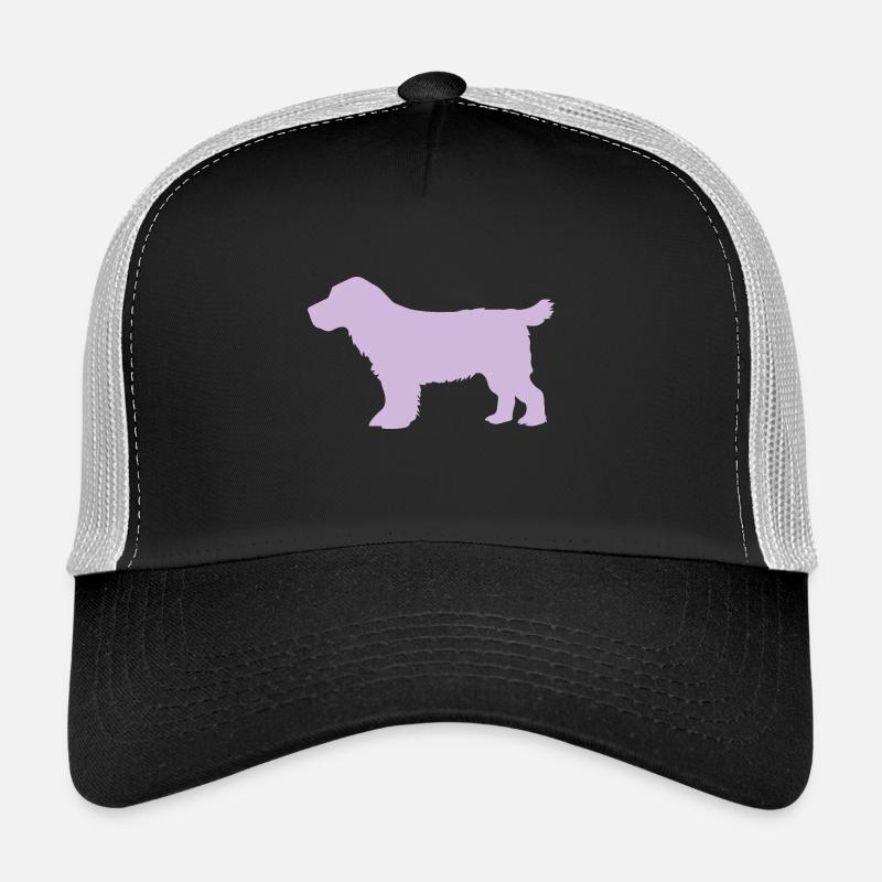 Cocker Spaniel Dog – light berry Trucker Cap