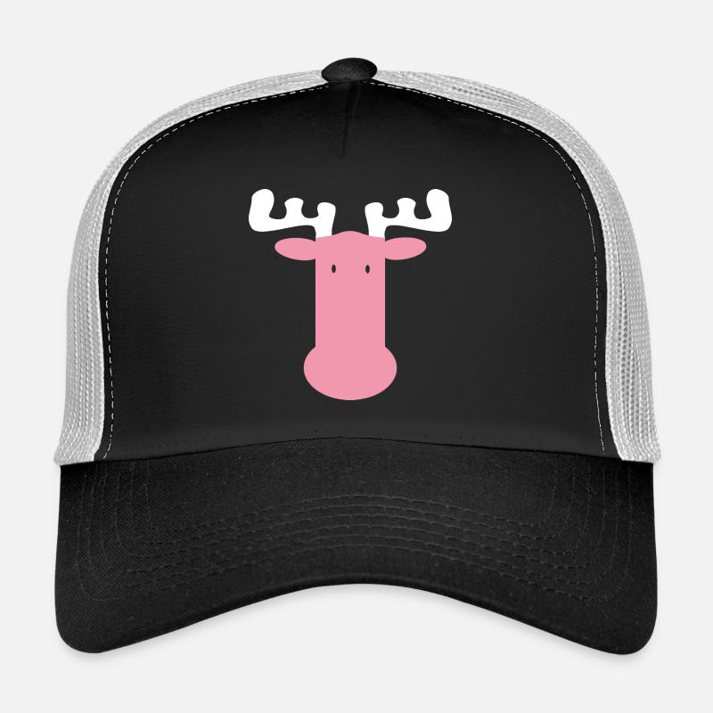 ELCH - MOOSE - Trucker Cap - Schwarz/Steingrau