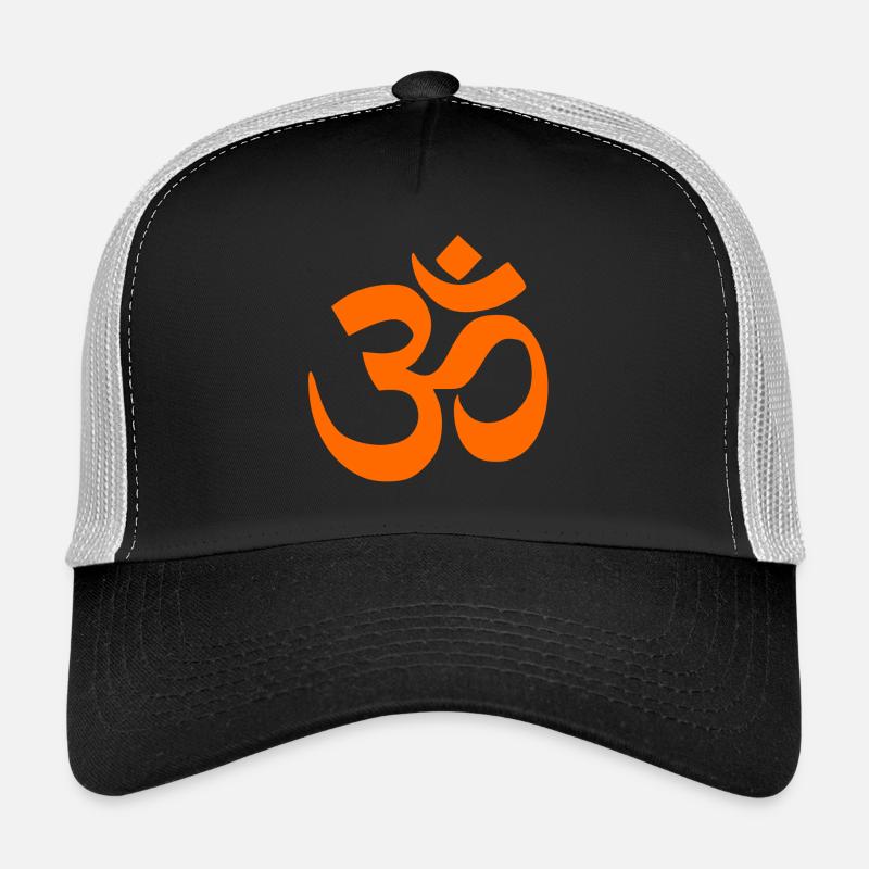 om orange Trucker Cap