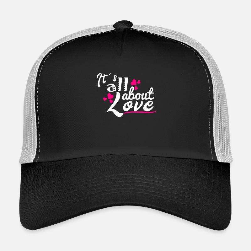 Idée Valentine Février Amour cadeau Casquette trucker 
