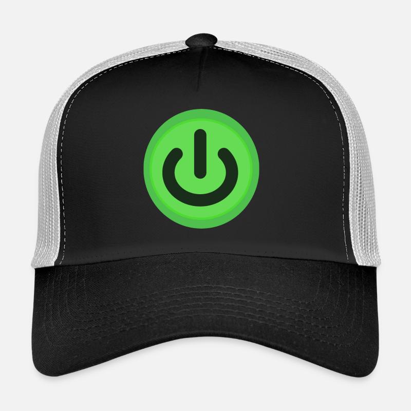 Bouton marche / arrêt Bouton d'alimentation Casquette trucker 