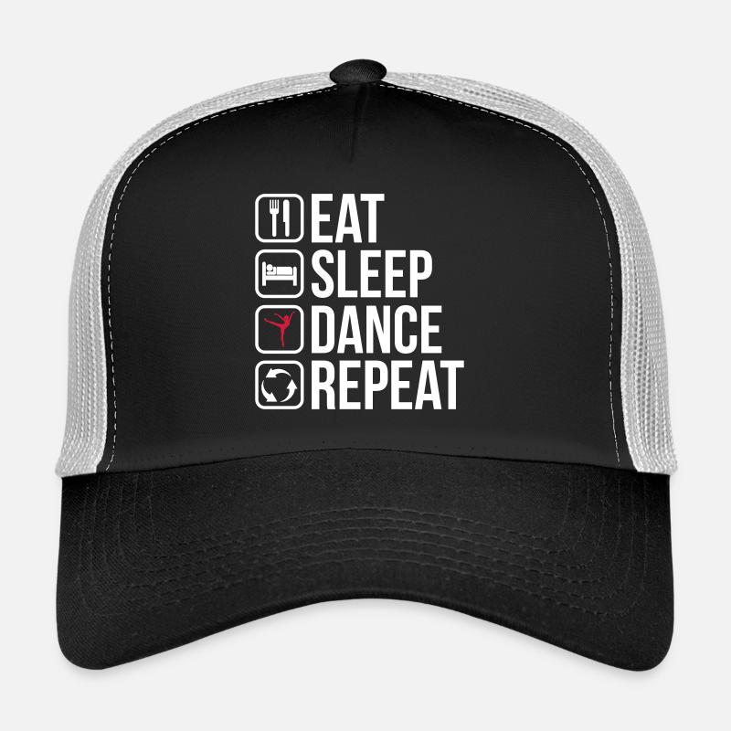 Eat Sleep Dance Repeat Trucker Cap
