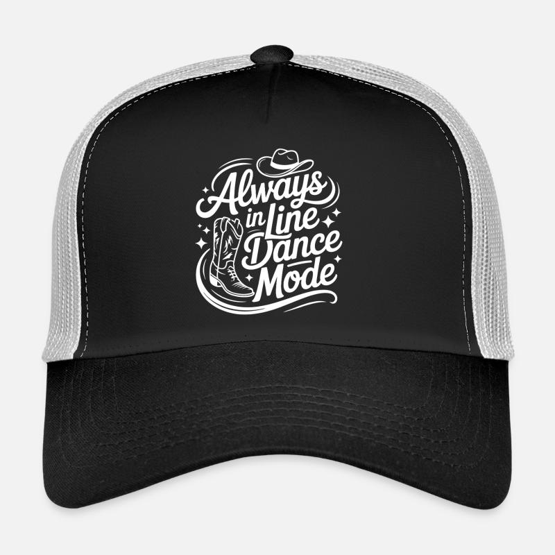 Toujours en mode danse en ligne Conception de danse linéaire Casquette trucker 