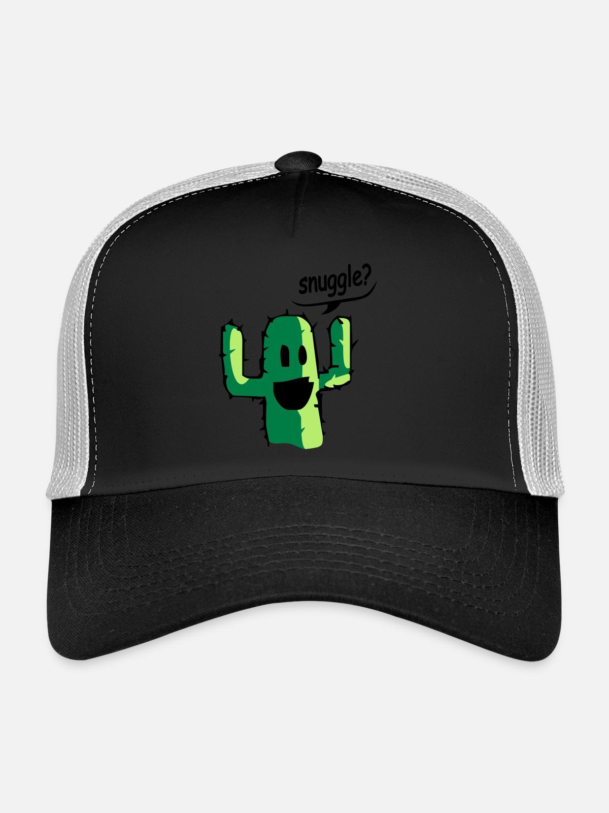 snuggle - Casquette trucker  - noir/gris pierre - Devant