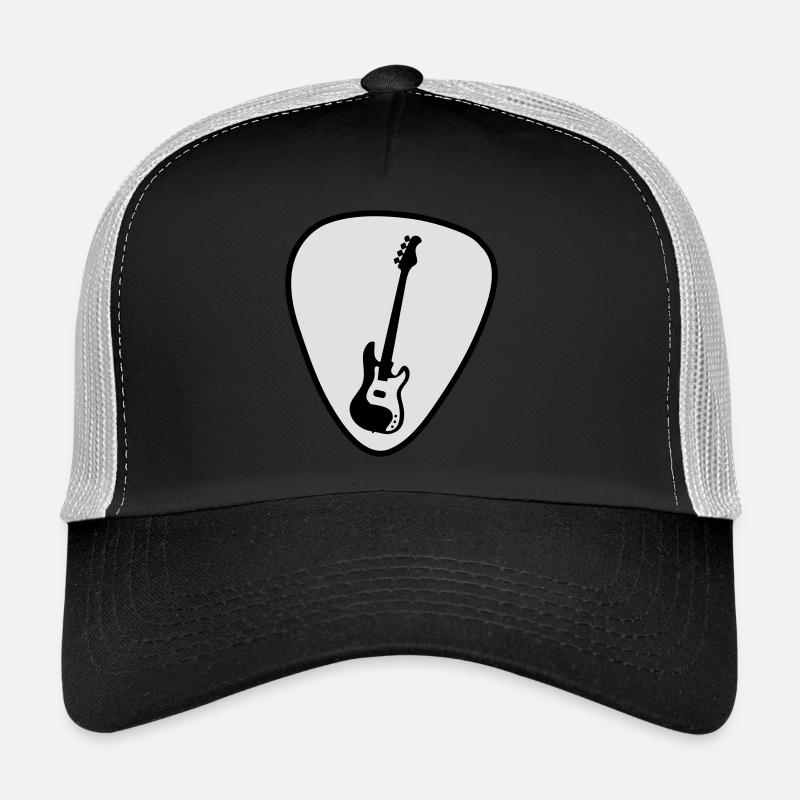 gitarre - Trucker Cap - Schwarz/Steingrau