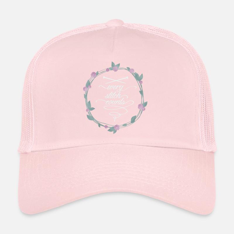 every stitch counts dark Trucker Cap