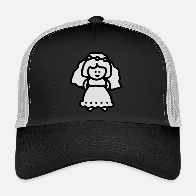 Braut - Trucker Cap - Schwarz/Steingrau