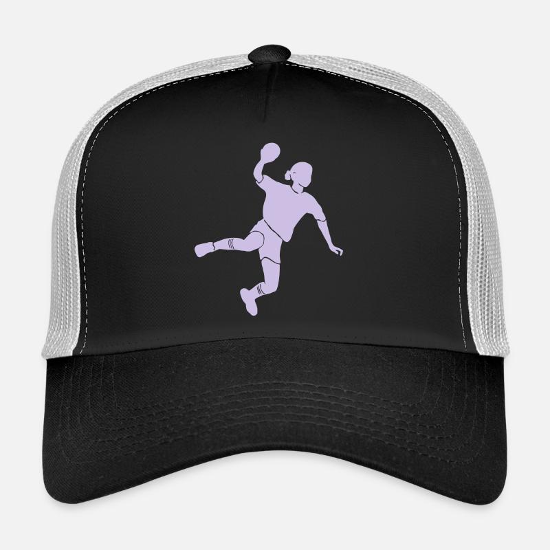 Handball Mädchen - Trucker Cap - Schwarz/Steingrau
