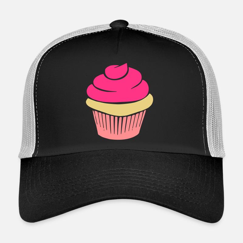 cupcake - Trucker Cap - Schwarz/Steingrau