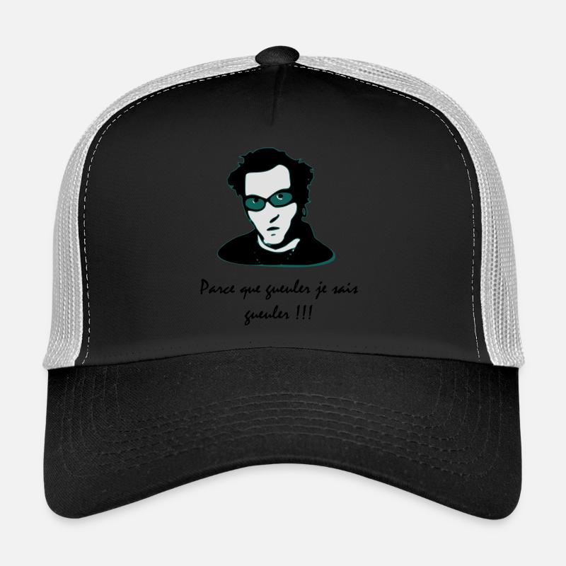 François l'embrouille - Casquette trucker  - noir/gris pierre