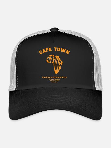 CAPETOWN - Trucker Cap - Schwarz/Steingrau