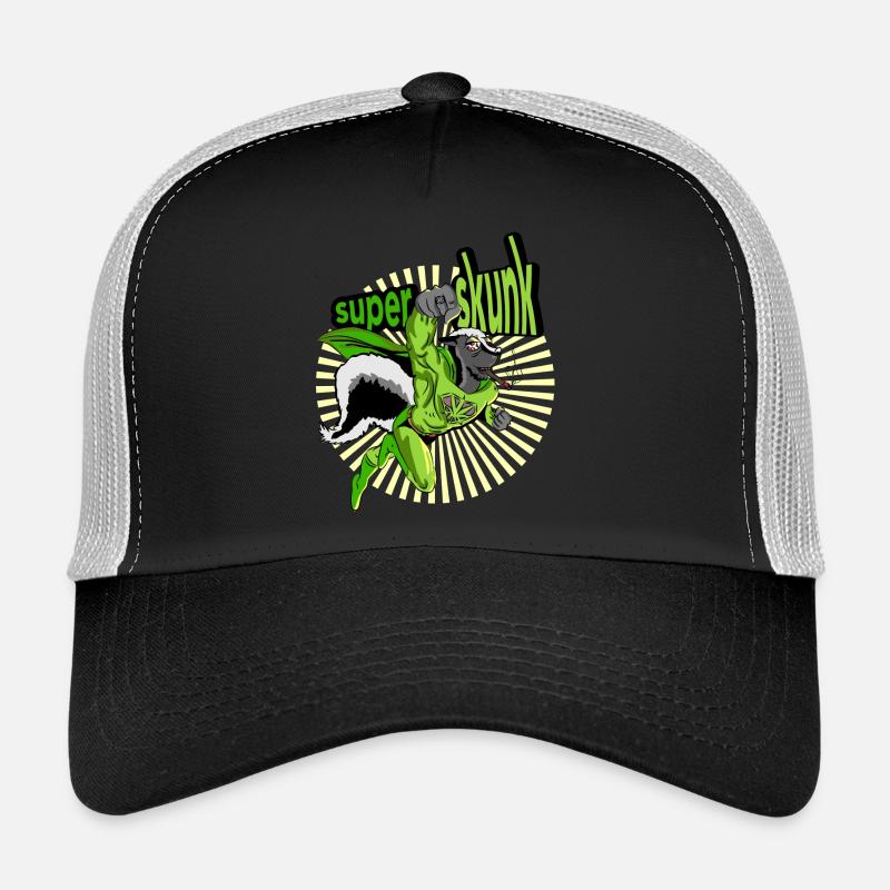 Super Skunk cannabis marijuana ganja Casquette trucker 