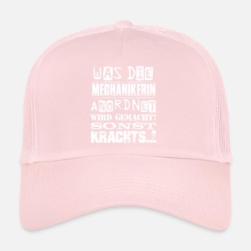 Beruf - Was die Mechanikerin anordnet, wird... Trucker Cap