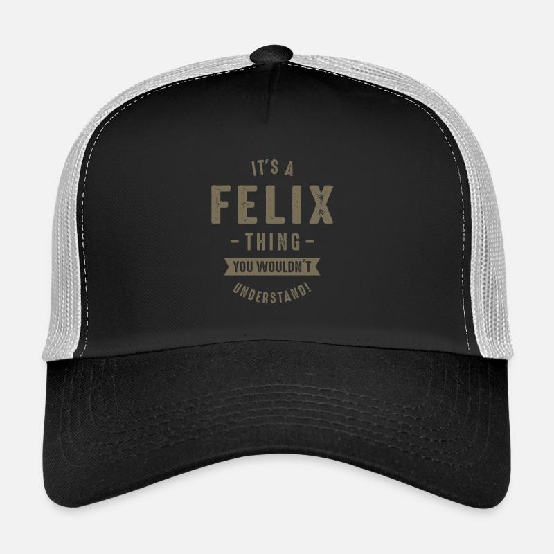 Felix - Trucker Cap - black/stone grey