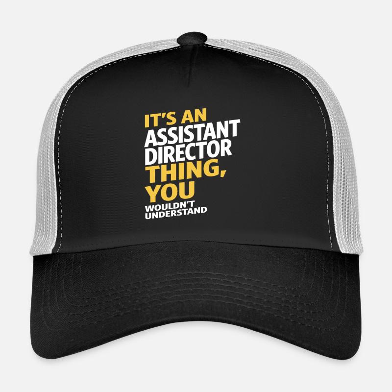 Assistant Director - Trucker Cap - black/stone grey