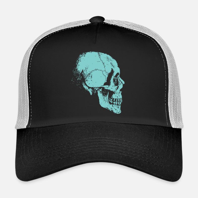 Skelett Totenkopf Bones Trucker Cap