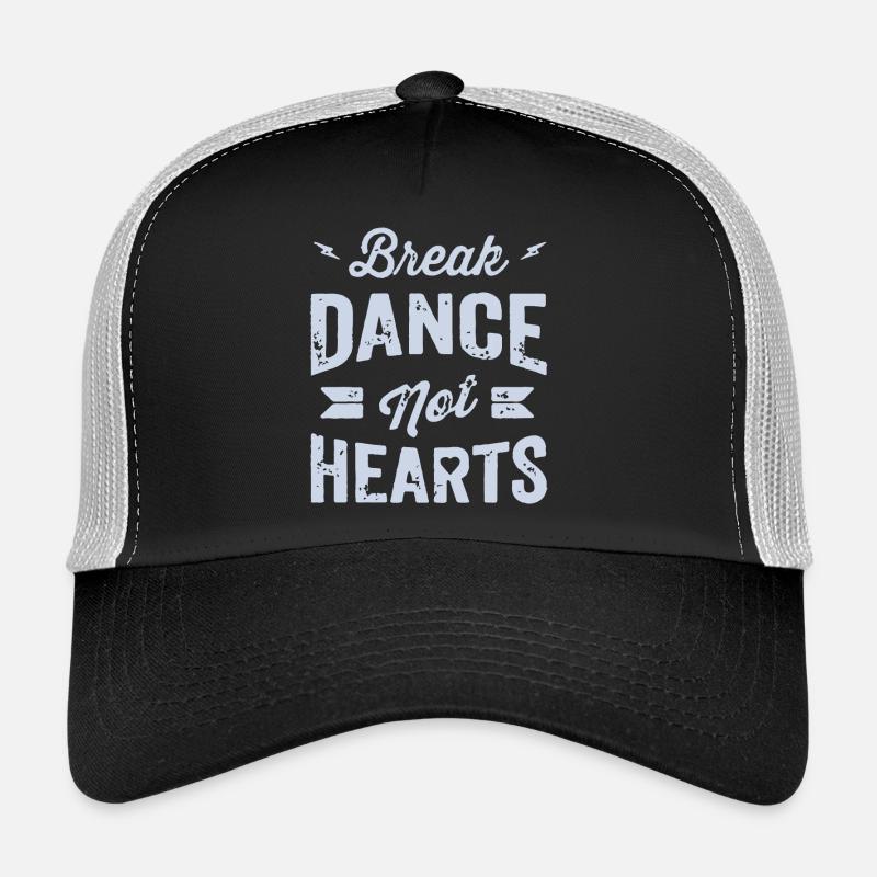 Conception de t-shirt Break Dance Not Hearts Casquette trucker 