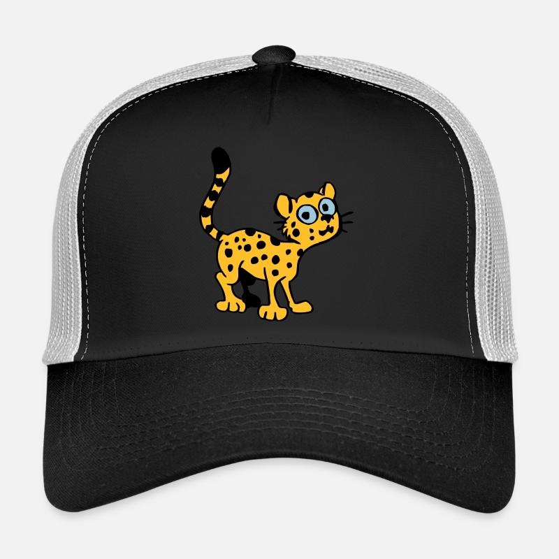 Baby Leopard - Trucker Cap - black/stone grey