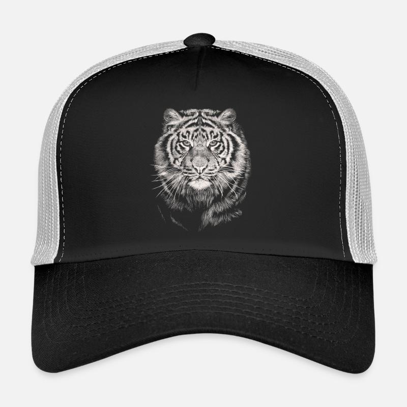 Tiger - Casquette trucker  - noir/gris pierre